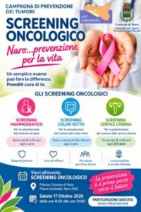 Scopri di più sull'articolo Agrigento – Naro, sabato 17 ottobre una giornata dedicata alla prevenzione oncologica
