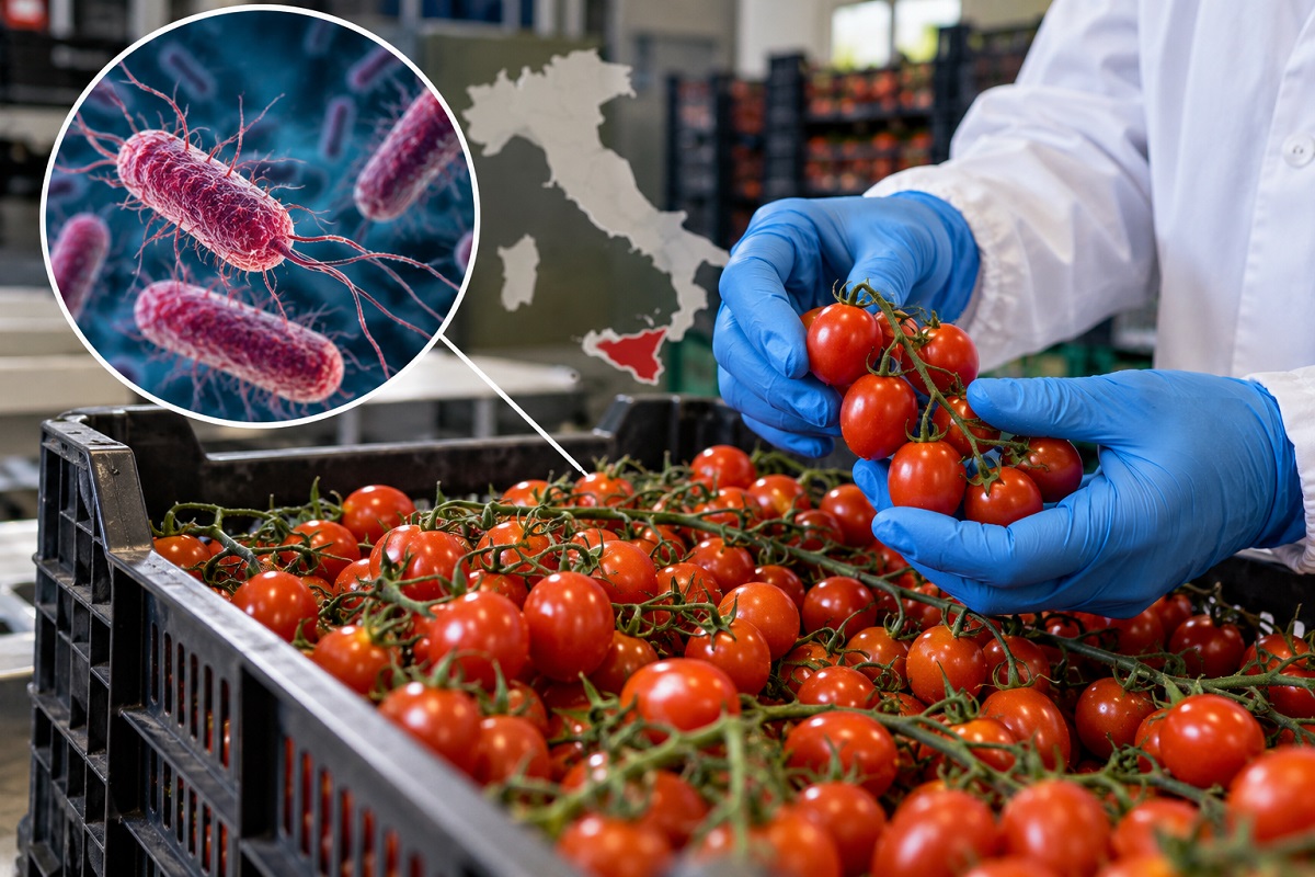 Scopri di più sull'articolo Agrigento – Pomodori dal Nisseno al centro dell’allarme Salmonella: scatta la stretta sul consumo a crudo