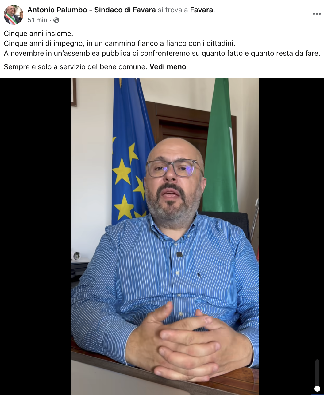 Al momento stai visualizzando Agrigento – Palumbo: Cinque anni al servizio del bene comune. A novembre il confronto con la comunità su quanto fatto
