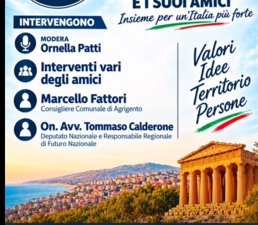 Al momento stai visualizzando Agrigento, Marcello Fattori lascia l’orbita di Forza Italia e aderisce a Futuro Nazionale di Vannacci. Il 7 novembre la convention ufficiale
