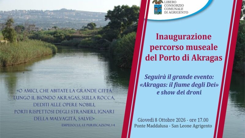 Al momento stai visualizzando Agrigento, dopo il rinvio per maltempo si inaugura il percorso museale del Porto di Akragas