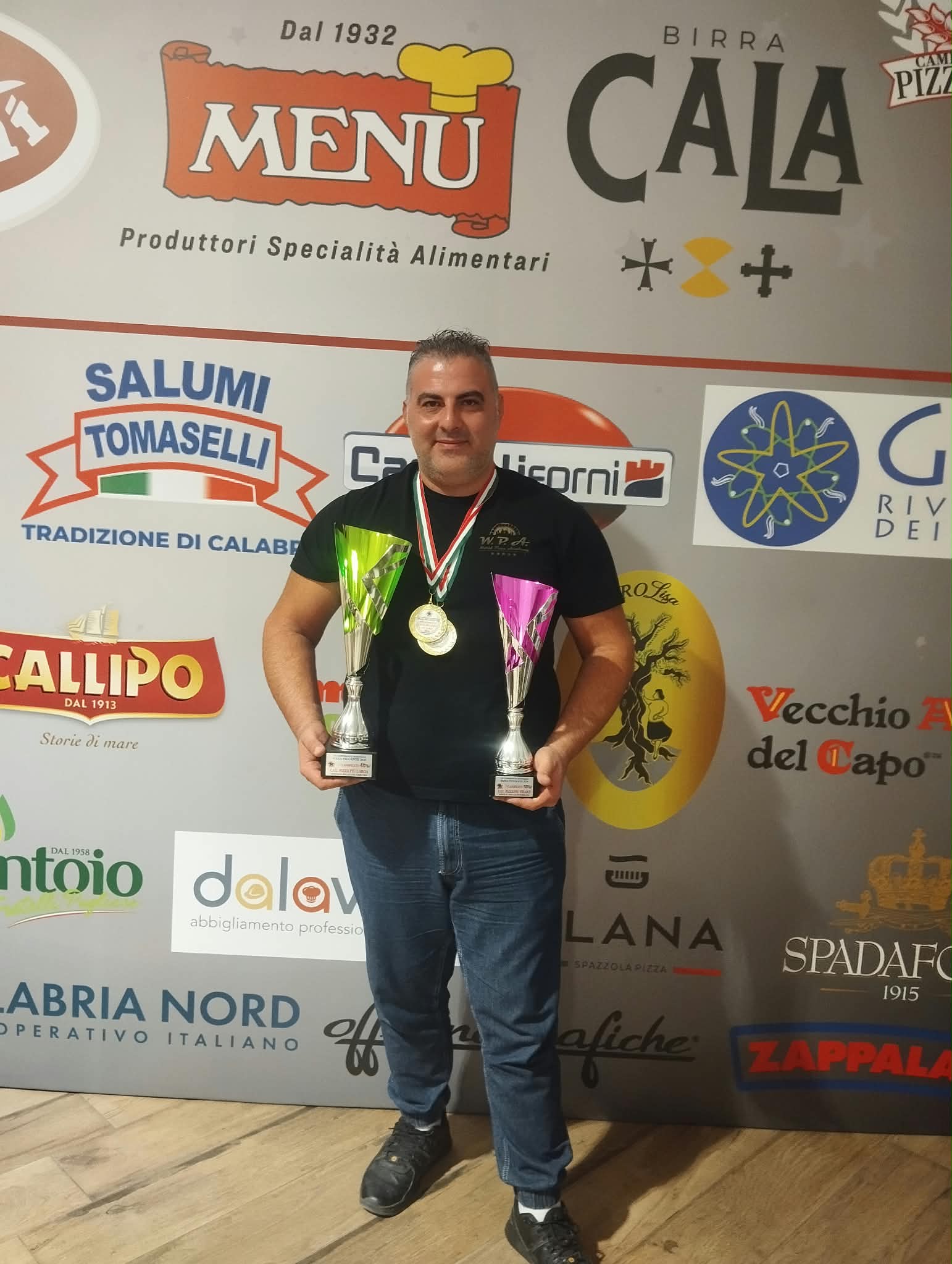 Al momento stai visualizzando Pizza, Agrigento sul tetto del mondo: doppio podio per Michele Lupo de “La Tana del Lupo”
