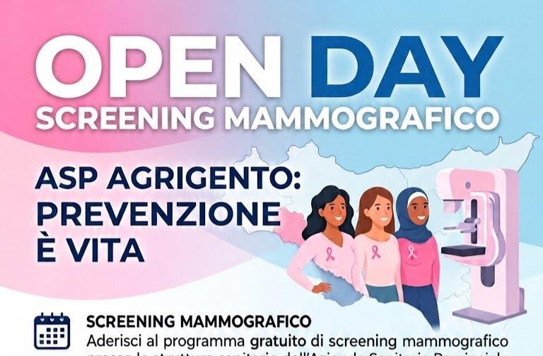Al momento stai visualizzando Agrigento – Open day screening mammografico: esami gratuiti nei presidi della provincia