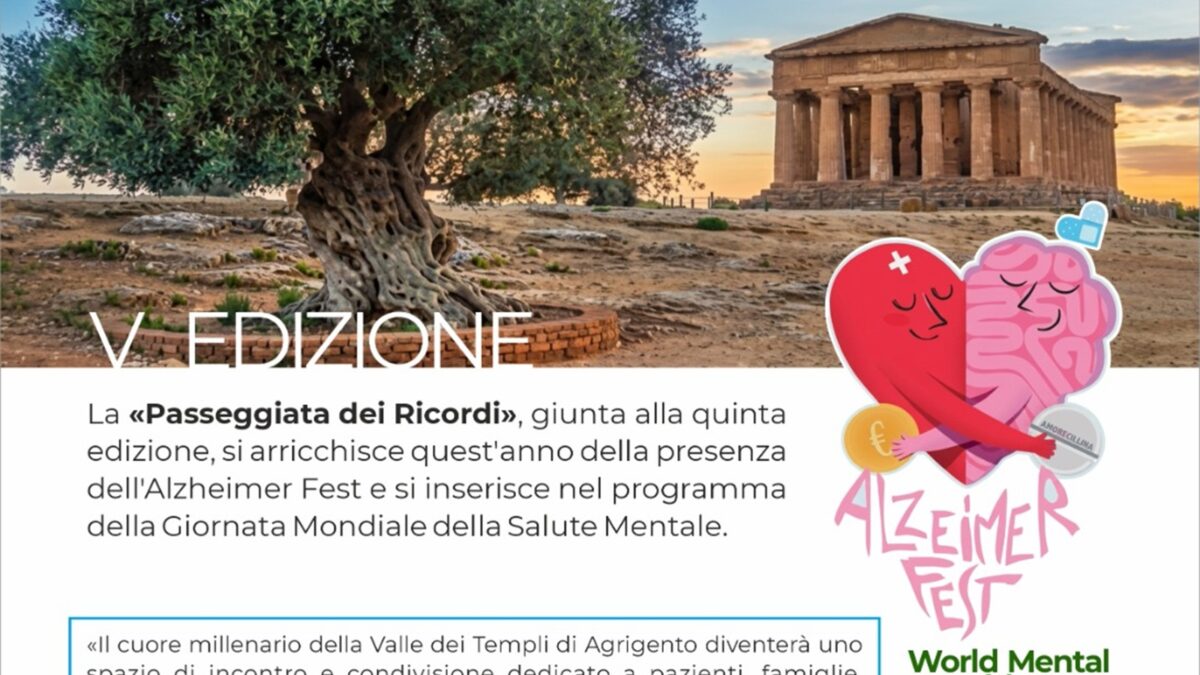 Al momento stai visualizzando Agrigento – Alla Valle dei Templi la quinta «passeggiata dei ricordi»: salute mentale, memoria e socialità