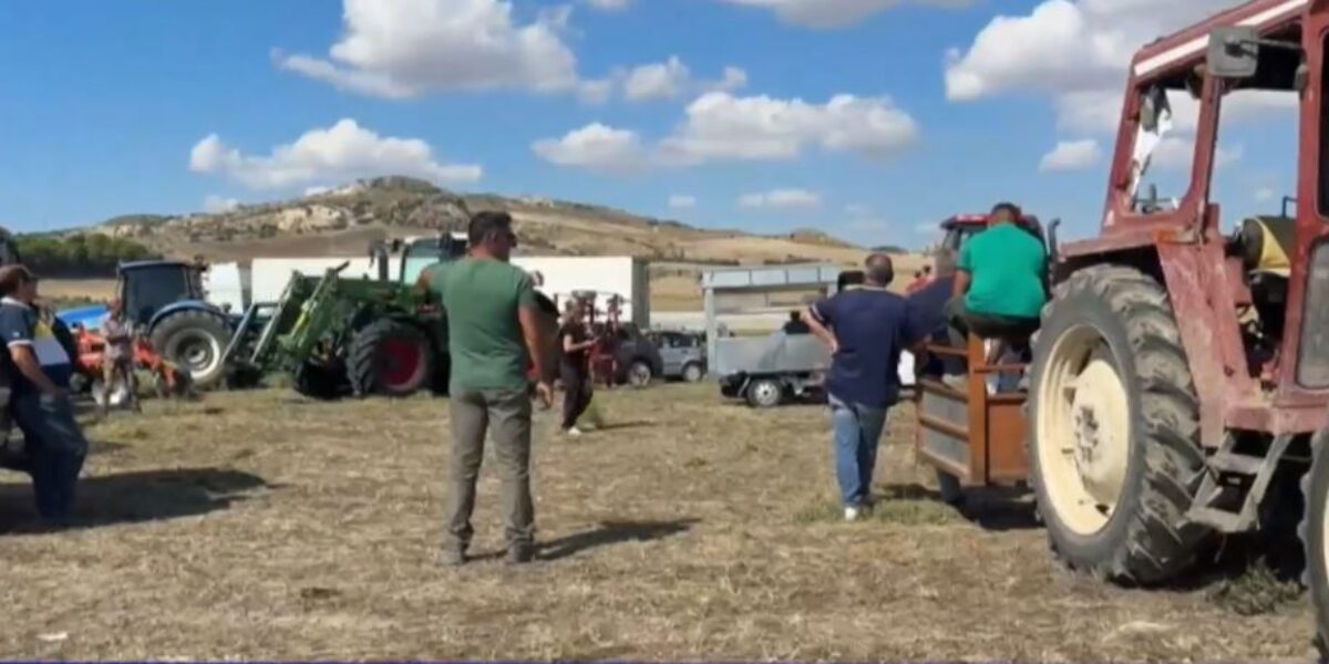 Al momento stai visualizzando Agrigento – Caro carburante e materie prime, corteo di trattori di oltre 10 chilometri nel Belice